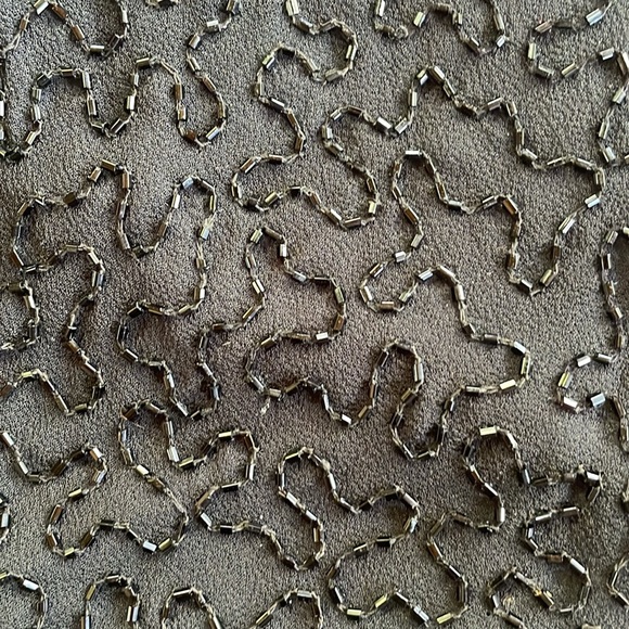 Vintage Black Beaded Sleeveless Top - Picture 3 of 3